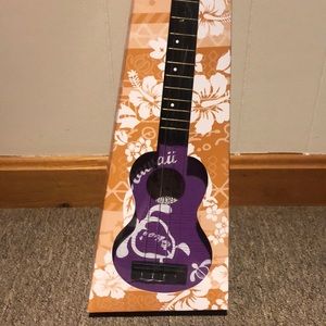 Purple ukulele